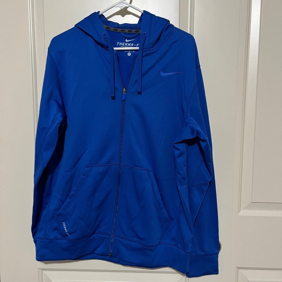 NWOT Nike Men Thermal Zipped Hoodie size M - Picture 1 of 4